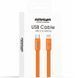 Дата кабель Amaya 317CL Type-C to Lightning 27W (1.2m) Orange фото 2