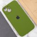 Чехол Silicone Case Full Camera Protective (AA) для Apple iPhone 15 Plus (6.7") Зеленый / Dark Olive фото 5