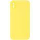 Чехол Silk Square Full Camera Protective (AA) NO LOGO для Apple iPhone X / XS (5.8") Желтый / Yellow