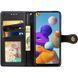 Шкіряний чохол книжка GETMAN Gallant (PU) для Samsung Galaxy A21s Чорний фото 5