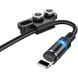 Уценка Дата кабель Hoco DU42 Magnetic 3in1 Lightning-microUSB-Type-C (1m) Дефект упаковки / Черный фото 3