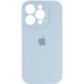 Чехол Silicone Case Full Camera Protective (AA) для Apple iPhone 13 Pro Max (6.7") Голубой / Sweet Blue
