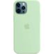 Чехол Silicone Case Full Protective (AA) для Apple iPhone 16 Pro (6.3") Зеленый / Pistachio