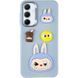 Чохол TPU Leather Toys для Samsung Galaxy A26 5G Labubu / Blue фото 2