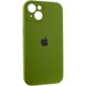 Чехол Silicone Case Full Camera Protective (AA) для Apple iPhone 15 Plus (6.7") Зеленый / Dark Olive фото 2