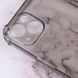 TPU чехол GETMAN Ease logo усиленные углы для Apple iPhone 13 mini (5.4") Серый (прозрачный) фото 4