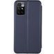 Кожаный чехол-книжка Classy для Xiaomi Redmi 10 Темно-синий фото 3