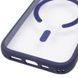 Чехол TPU+PC GETMAN Moon Clear with MagSafe для Apple iPhone 17 Pro (6.3") Blue фото 5