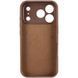Чехол Silk Full Camera Protective (AA) NO LOGO для Apple iPhone 17 Pro Max (6.9") Коричневый / Brown фото 3