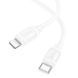 Дата кабель Hoco X115 Surpass Type-C to Lightning 27W (1m) White фото 3