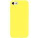 Чехол Silk Full Protective (AA) NO LOGO для Apple iPhone SE (2020) / 7 / 8 (4.7") Желтый / Yellow