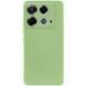 Чехол TPU GETMAN Liquid Silk Full Camera для Infinix Note 40 4G Зеленый / Pistachio
