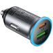 АЗУ Acefast B15 PD20W+QC3.0 total 65W (1USB-A/1C) Gray фото 3