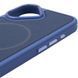 Чохол PC Textile Hybrid with Magnetic Fit для Apple iPhone 17 (6.3") Blue фото 4