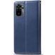Кожаный чехол книжка GETMAN Gallant (PU) для Xiaomi Redmi Note 10 / Note 10s Синий фото 10
