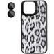 Чехол TPU+PC Wild Leopard with Magnetic Fit and Lens для Apple iPhone 17 (6.3") Black фото 2