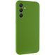 Чехол Silicone Cover Ummi Lakshmi Full Camera (AA) для Samsung Galaxy S25 Зеленый / Dark green
