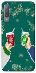 Чохол itsPrint Winter drinks для Samsung A750 Galaxy A7 (2018)