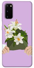 Чохол itsPrint Flower message для Samsung Galaxy S20
