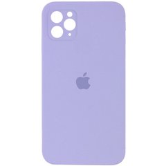 Уценка Чехол Silicone Case Square Full Camera Protective (AA) для Apple iPhone 11 Pro Max (6.5") Вскрытая упаковка / Сиреневый / Dasheen