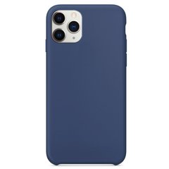 Чехол Silicone Case without Logo (AA) для Apple iPhone 11 Pro (5.8") Синий / Blue Cobalt