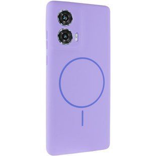 Чохол Silicone Cover Lakshmi Full Camera (AA) with Magnetic Fit для Motorola Edge 50 Fusion Бузковий / Dasheen