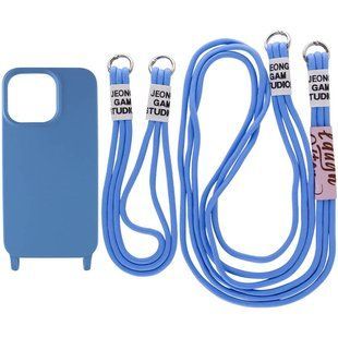 Чохол TPU two straps California для Apple iPhone 13 Pro (6.1") Синій / Cosmos blue