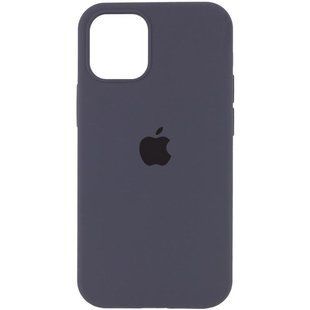 Чехол Silicone Case Full Protective (AA) для Apple iPhone 13 mini (5.4") Серый / Dark Gray