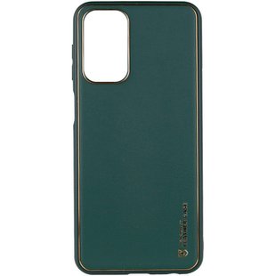 Кожаный чехол Xshield для Xiaomi Redmi Note 12 Pro 4G Зеленый / Army green