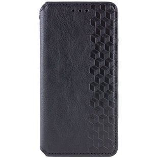Шкіряний чохол книжка GETMAN Cubic (PU) для Xiaomi Redmi Note 13 Pro+ Чорний