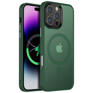 Чохол Ummi Colorful with Magnetic Fit для Apple iPhone 16 Pro Max (6.9") Зелений / Dark Green