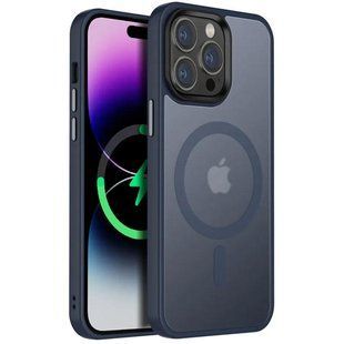 Чехол Ummi Colorful with MagSafe для Apple iPhone 12 Pro / 12 (6.1") Синий / Navy Blue