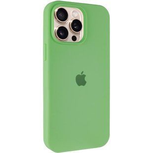 Чохол Silicone Case Full Protective (AA) для Apple iPhone 15 Pro Max (6.7") М'ятний / Mint