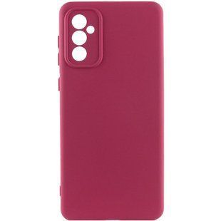 Чехол TPU GETMAN Liquid Silk Full Camera для Samsung Galaxy A36 5G Бордовый / Marsala