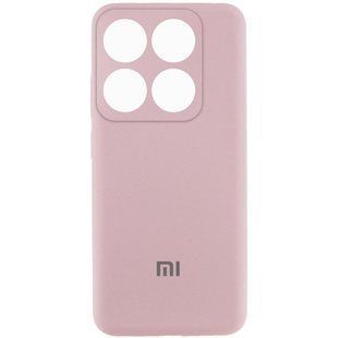 Чехол Silicone Cover Lakshmi Full Camera (AAA) with Logo для Xiaomi 14T Розовый / Pink Sand