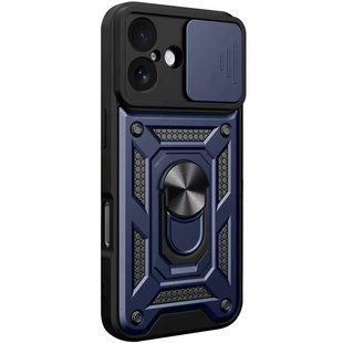 Чехол Ummi Camshield Serge Ring для Apple iPhone 17 (6.3") Синий / Navy