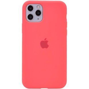 Чехол Silicone Case Full Protective (AA) для Apple iPhone 11 Pro Max (6.5") Розовый / Flamingo
