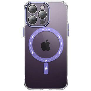 Чехол TPU+PC Colorful with MagSafe для Apple iPhone 12 Pro (6.1") Purple
