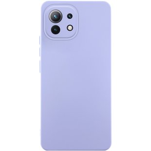 Чехол Silicone Cover Lakshmi Full Camera (AA) для Xiaomi Mi 11 Lite Сиреневый / Dasheen