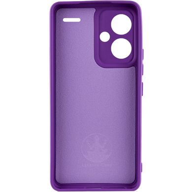 Чохол Silicone Cover Lakshmi Full Camera (A) для Xiaomi Redmi Note 13 Pro+ Фіолетовий / Purple