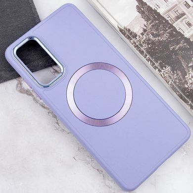 TPU чехол Bonbon Metal Style with Magnetic Fit для Samsung Galaxy A25 5G Сиреневый / Dasheen