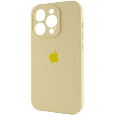 Чехол Silicone Case Full Camera Protective (AA) для Apple iPhone 13 Pro (6.1") Желтый / Mellow Yellow