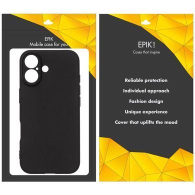 Чехол TPU Epik Black Full Camera для Apple iPhone 17 (6.3") Черный