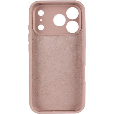 Чехол Silk Full Camera (AA) NO LOGO with Magnetic Fit для Apple iPhone 17 Pro Max / 18 Pro Max Розовый / Pink Sand