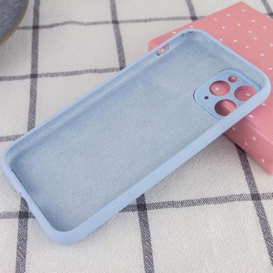 Чохол Silk Full Camera Protective (AA) NO LOGO для Apple iPhone 12 Pro Max (6.7") Блакитний / Lilac Blue