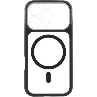 Чехол TPU+PC GETMAN Moon Clear with MagSafe для Apple iPhone 16 Pro Max (6.9") Black