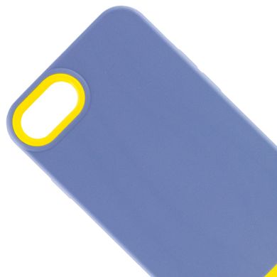 Чехол TPU+PC Bichromatic для Apple iPhone 7 / 8 / SE (2020) (4.7") Blue / Yellow