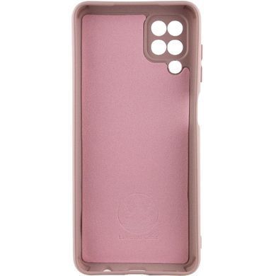 Чехол Silicone Cover Lakshmi Full Camera (AA) для Samsung Galaxy A12 Розовый / Pink Sand