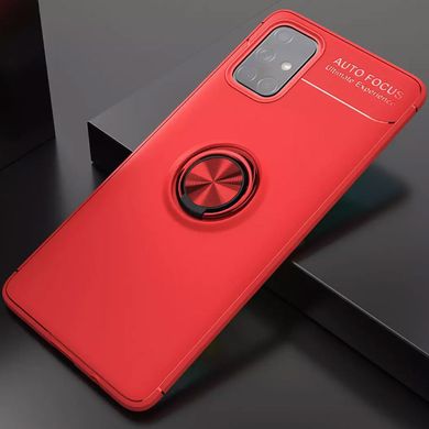 TPU чехол Deen ColorRing под магнитный держатель (opp) для Samsung Galaxy M31s Красный / Красный