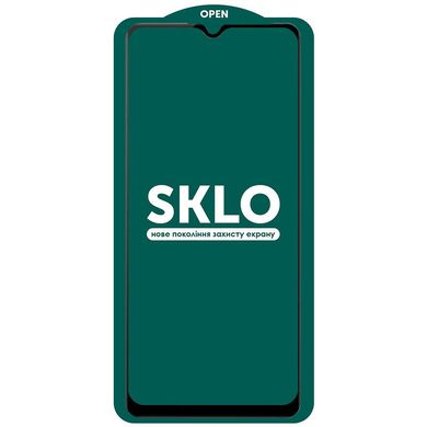 Захисне скло SKLO 5D (тех.пак) для Samsung A12/M12/A02s/M02s/A02/A03s/A03 Core/A03 Чорний